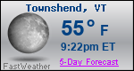 Weather Forecast for Townshend, VT
