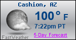 Weather Forecast for Cashion, AZ