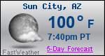 Weather Forecast for Sun City, AZ
