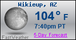 Weather Forecast for Wikieup, AZ
