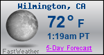 Weather Forecast for Wilmington, CA