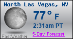 Weather Forecast for North Las Vegas, NV
