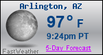 Weather Forecast for Arlington, AZ
