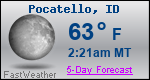 Weather Forecast for Pocatello, ID