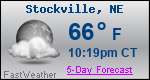 Weather Forecast for Stockville, NE