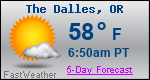 Weather Forecast for The Dalles, OR