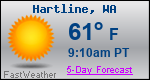 Weather Forecast for Hartline, WA