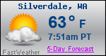 Weather Forecast for Silverdale, WA