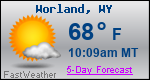 Weather Forecast for Worland, WY