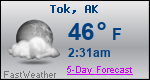 Weather Forecast for Tok, AK