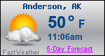 Weather Forecast for Anderson, AK