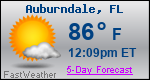 Weather Forecast for Auburndale, FL