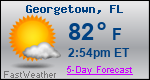 Weather Forecast for Georgetown, FL