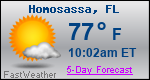 Weather Forecast for Homosassa, FL