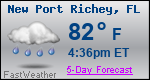 Weather Forecast for New Port Richey, FL