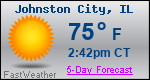 Weather Forecast for Johnston City, IL