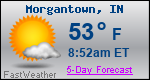 Weather Forecast for Morgantown, IN