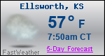 Weather Forecast for Ellsworth, KS