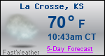 Weather Forecast for La Crosse, KS