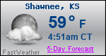 Weather Forecast for Shawnee, KS