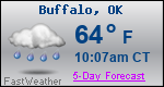 Weather Forecast for Buffalo, OK