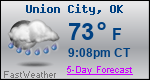 Weather Forecast for Union City, OK