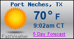 Weather Forecast for Port Neches, TX