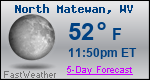 Weather Forecast for North Matewan, WV