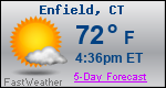 Weather Forecast for Enfield, CT