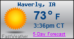 Weather Forecast for Waverly, IA