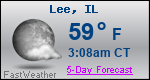 Weather Forecast for Lee, IL