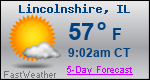 Weather Forecast for Lincolnshire, IL