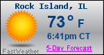 Weather Forecast for Rock Island, IL