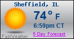 Weather Forecast for Sheffield, IL