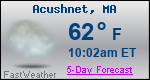 Weather Forecast for Acushnet, MA