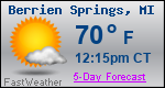 Weather Forecast for Berrien Springs, MI