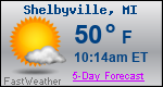 Weather Forecast for Shelbyville, MI