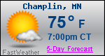 Weather Forecast for Champlin, MN