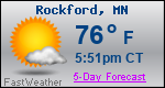 Weather Forecast for Rockford, MN