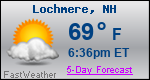 Weather Forecast for Lochmere, NH