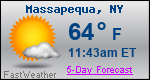 Weather Forecast for Massapequa, NY