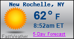 Weather Forecast for New Rochelle, NY