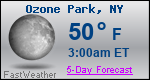 Weather Forecast for Ozone Park, NY