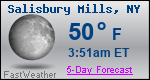 Weather Forecast for Salisbury Mills, NY