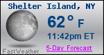 Weather Forecast for Shelter Island, NY