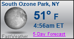 Weather Forecast for South Ozone Park, NY