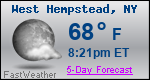 Weather Forecast for West Hempstead, NY