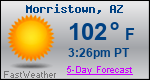 Weather Forecast for Morristown, AZ