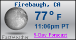 Weather Forecast for Firebaugh, CA