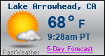 Weather Forecast for Lake Arrowhead, CA